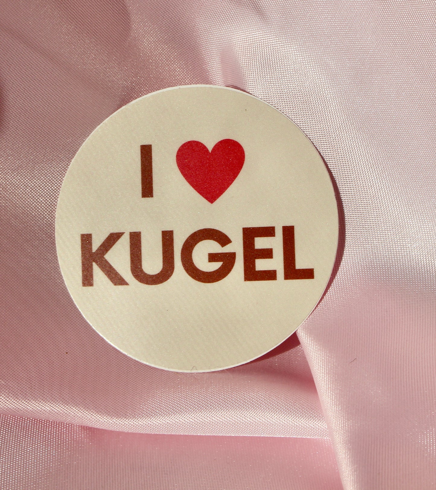 I ❤️ Kugel decal