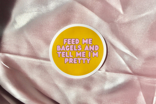 Feed Me Bagels sticker