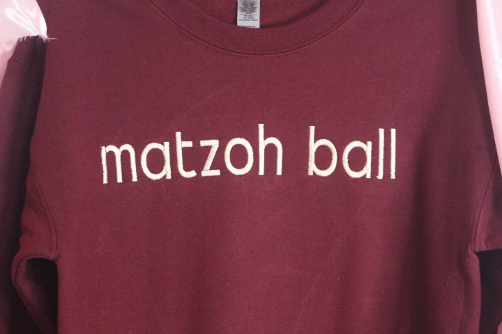 Matzoh Ball sweater