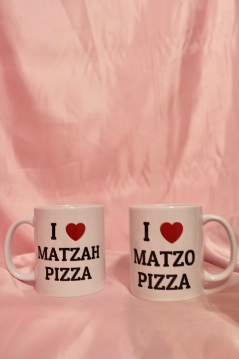 I ❤️ Matzoh Pizza mug