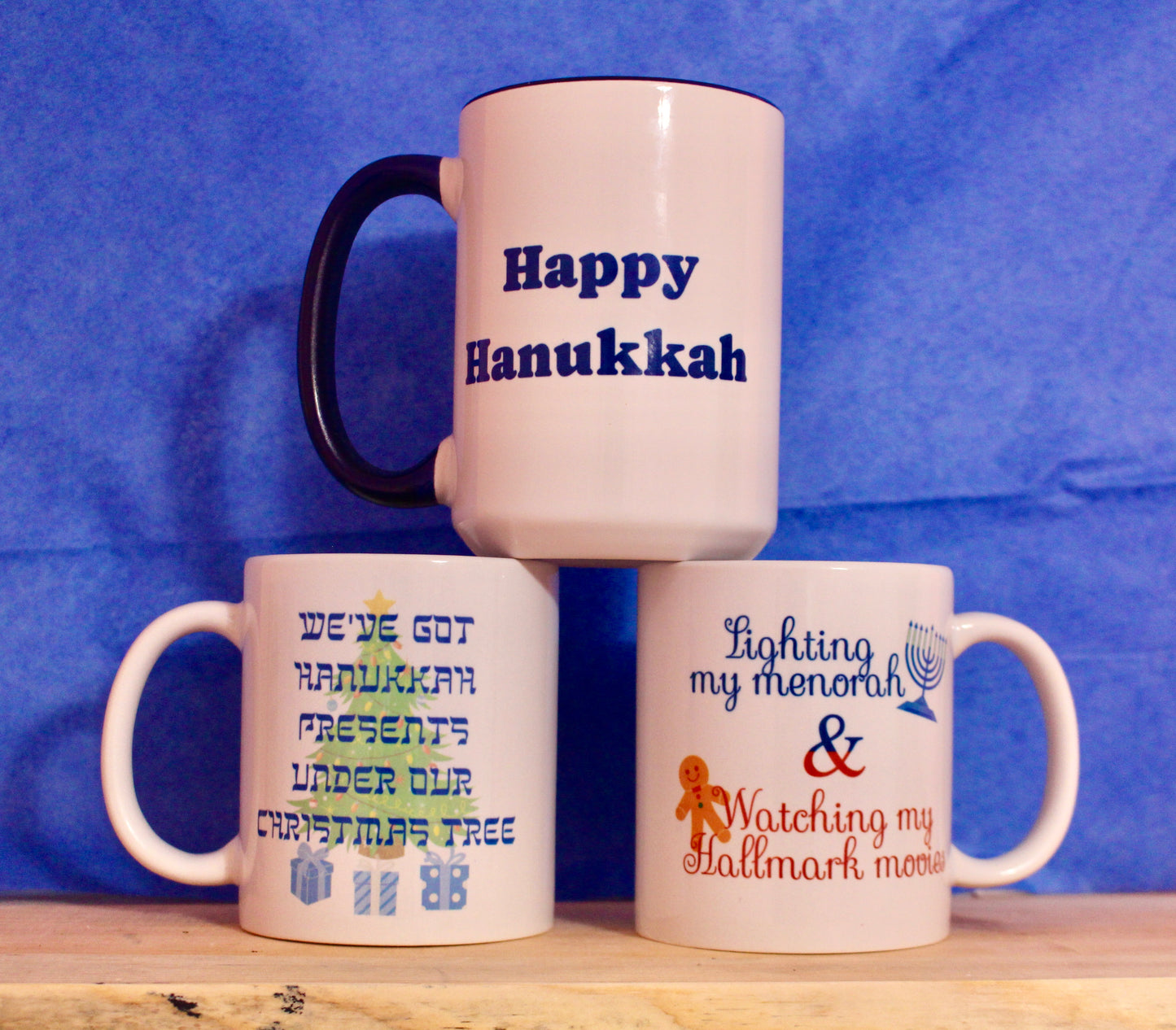 Hanukkah Presents Christmas Tree mug