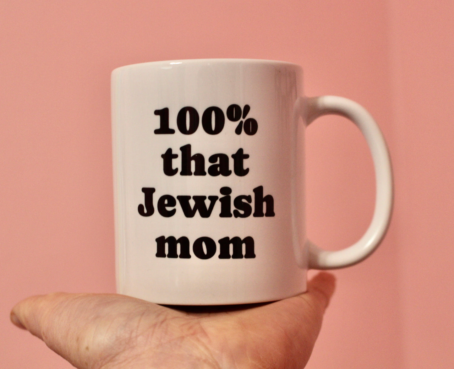 100% Jewish Mom Mug