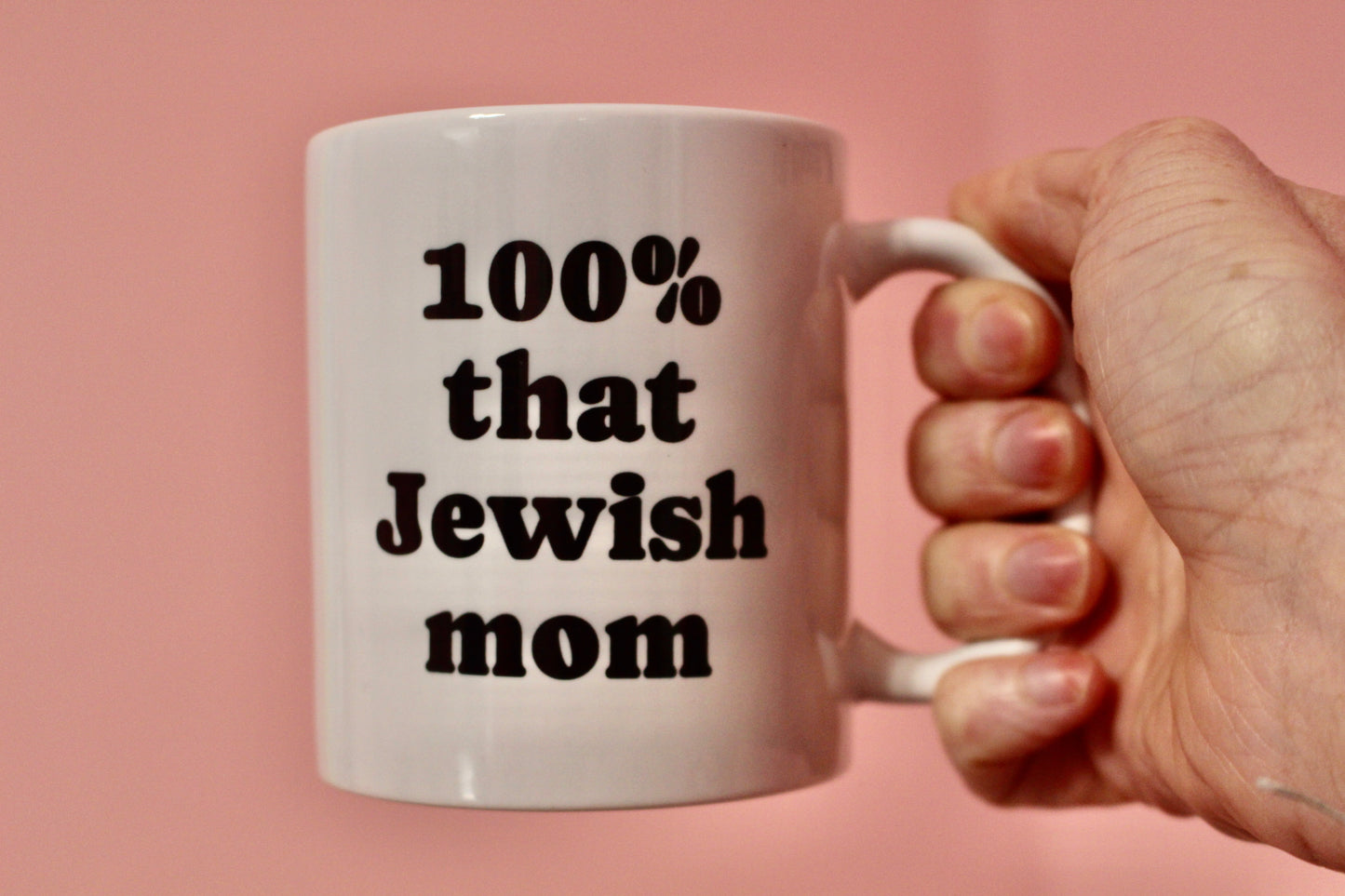 100% Jewish Mom Mug