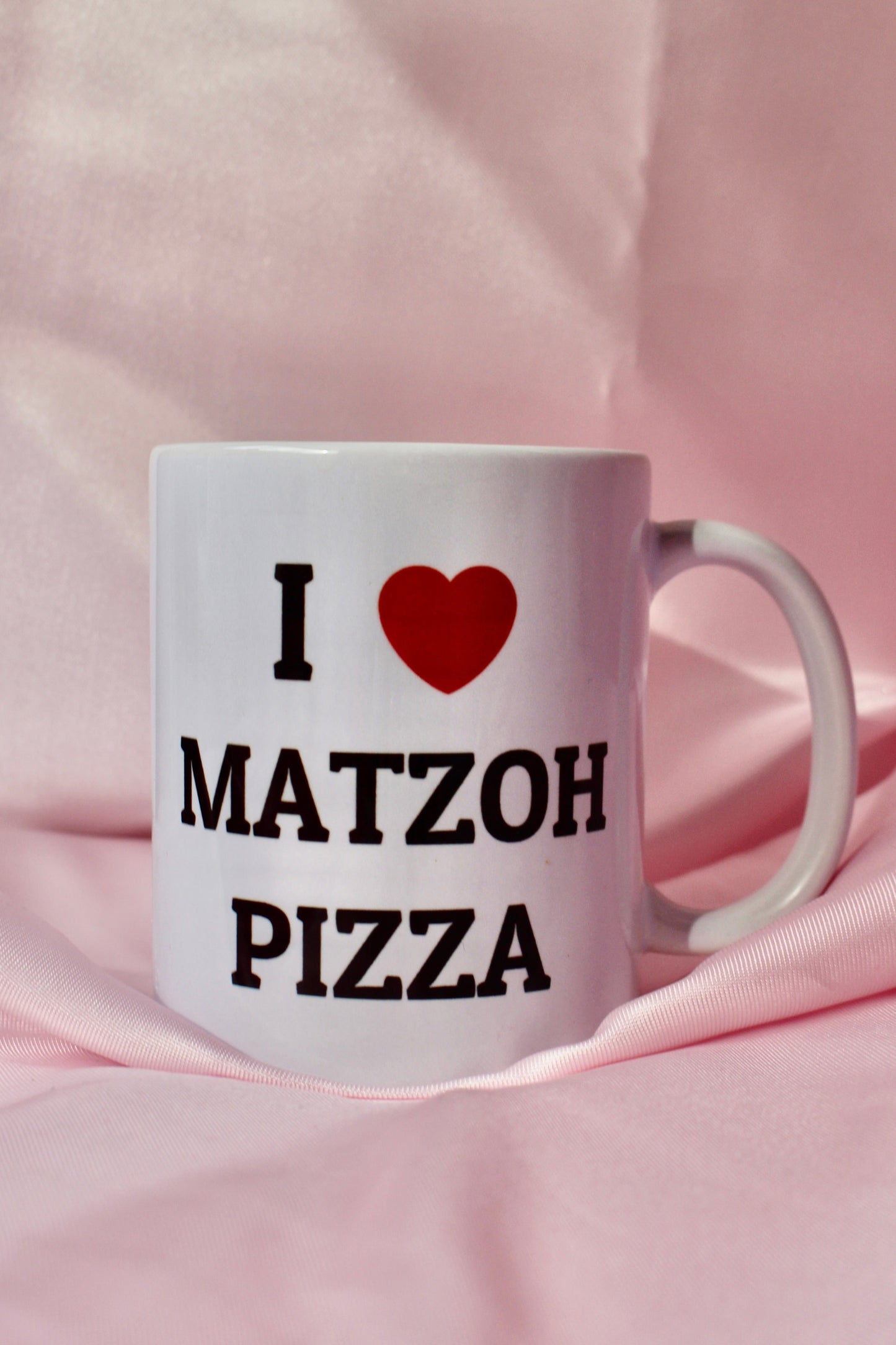 I ❤️ Matzoh Pizza mug