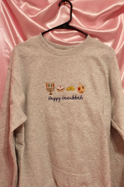 Happy Hanukkah icons sweatshirt