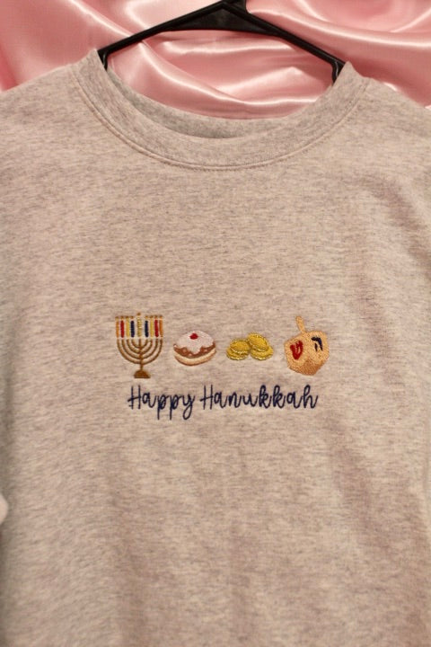 Happy Hanukkah icons sweatshirt