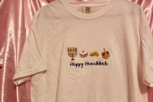 Hanukkah icons short sleeve shirt