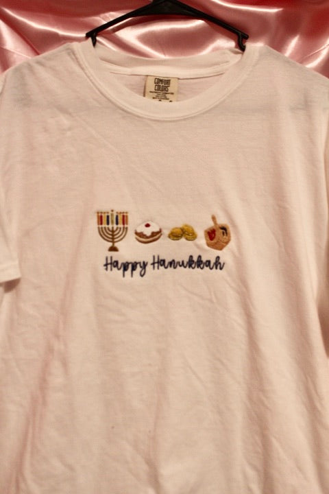 Hanukkah icons short sleeve shirt