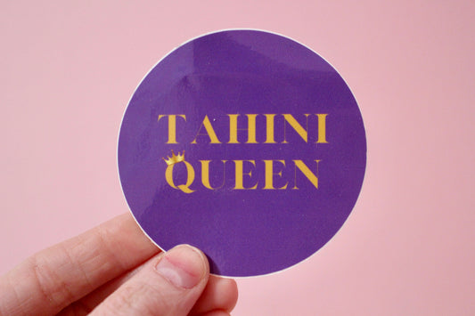 Tahini Queen 👑 decal